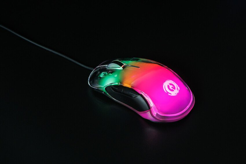 Canyon Raton Gaming Braver Gm-728 Rgb 6 Botones Transparente