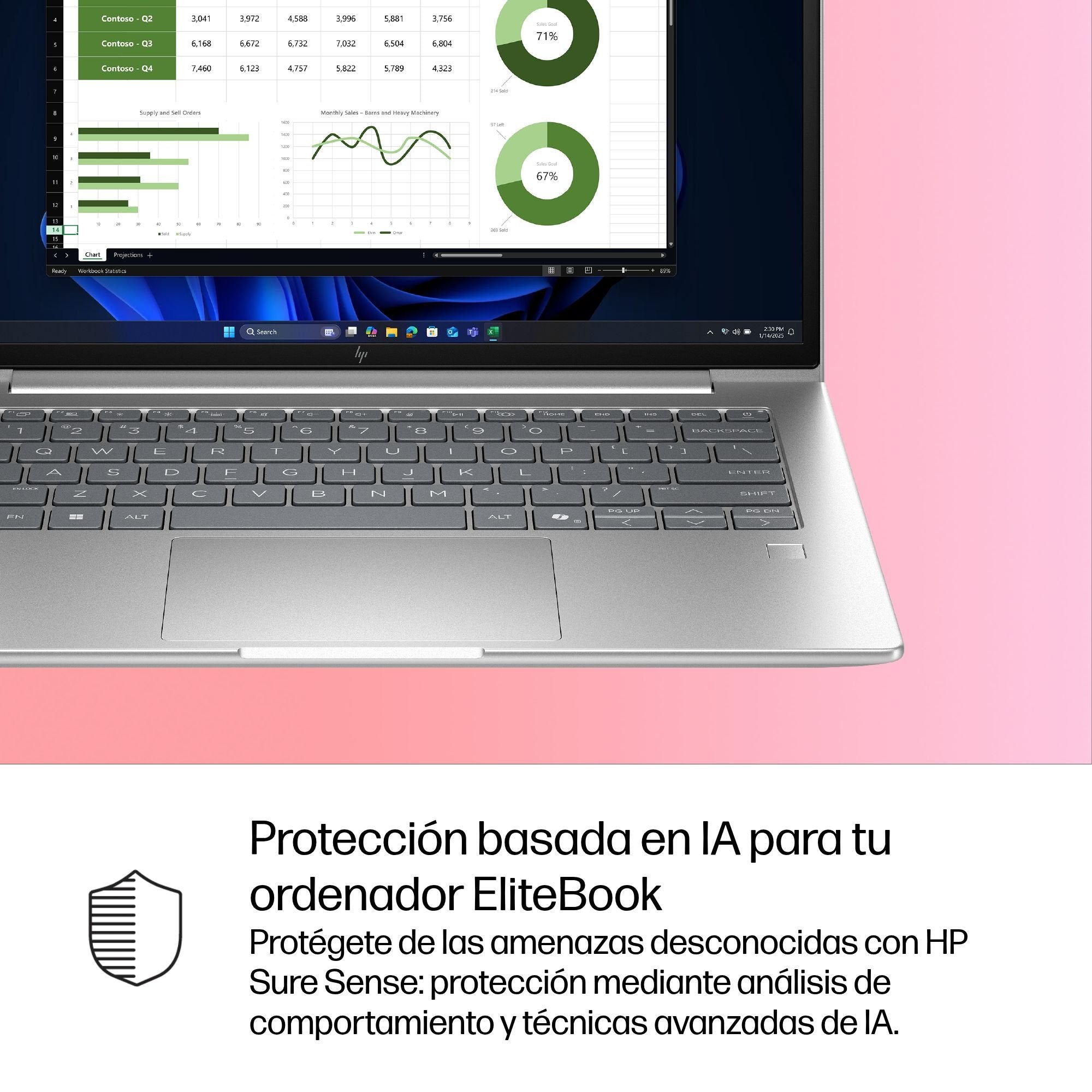 EAN 0199251416033 - HP EliteBook 6 G1i 14 inch Notebook AI PC Wolf Pro Security Edition Intel Core Ultra 7 255U Portátil 35,6 imagen 14