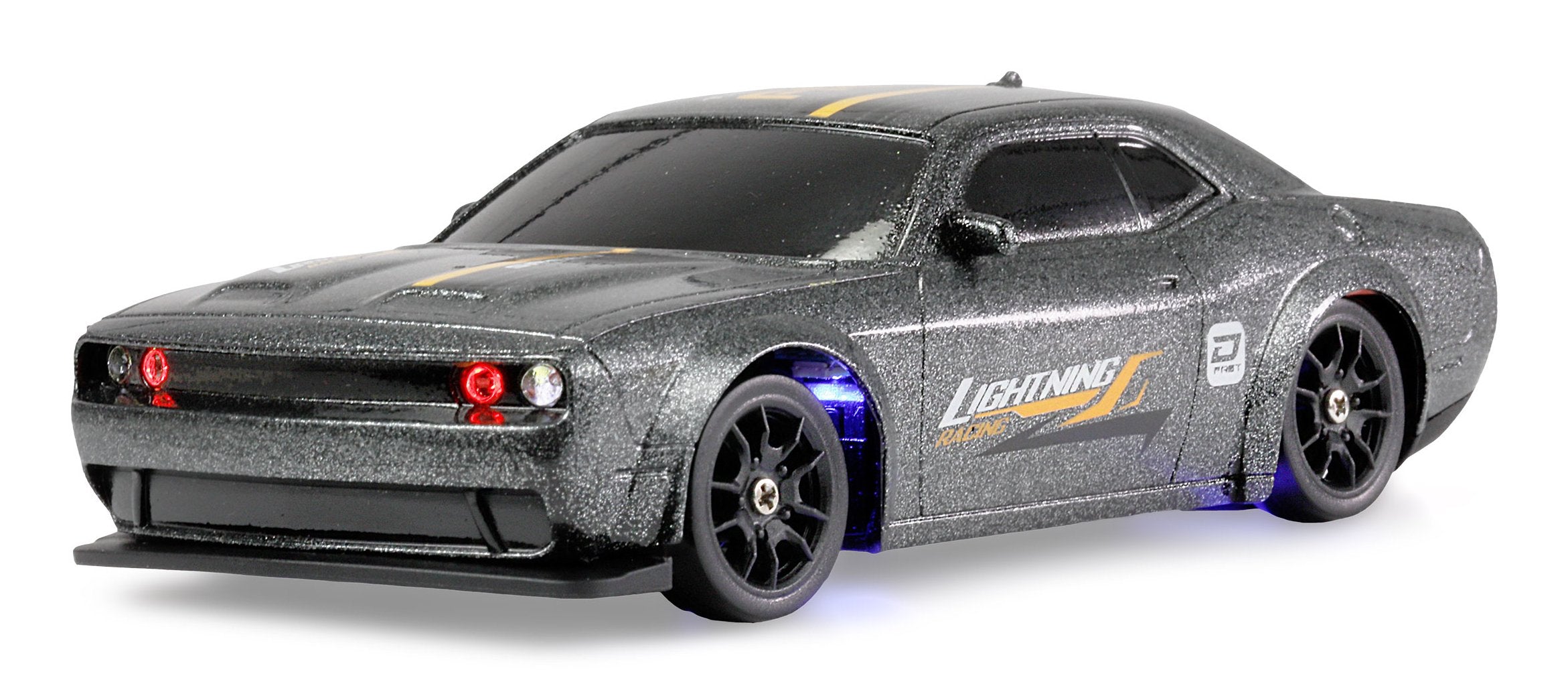 Amewi Drift Sport Muscle Car Con Gyro 4wd 1:43 Rtr Gris 6+