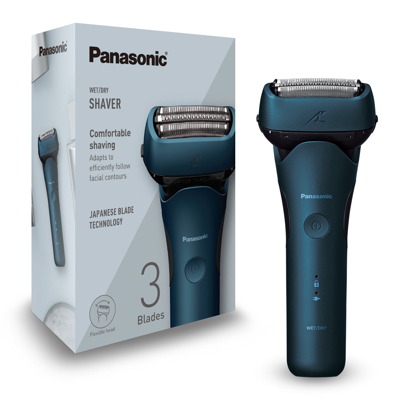 EAN 5025232950430 - Panasonic ES-LT4B Máquina de afeitar de láminas Recortadora Azul imagen 7