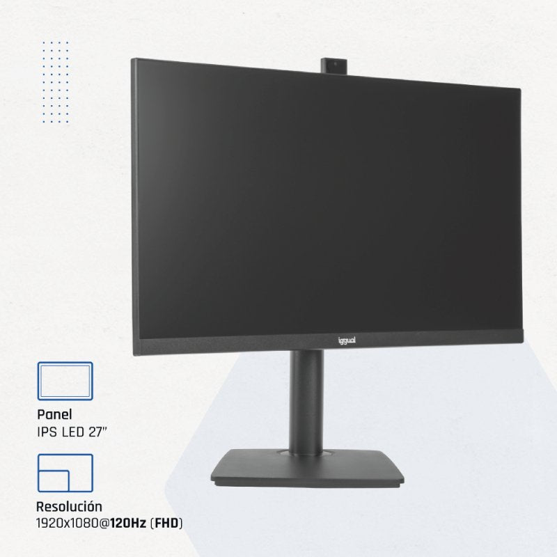 EAN 8435364320013 - iggual ML27WC pantalla para PC 68,6 cm (27") 1920 x 1080 Pixeles Full HD LED Negro imagen 4