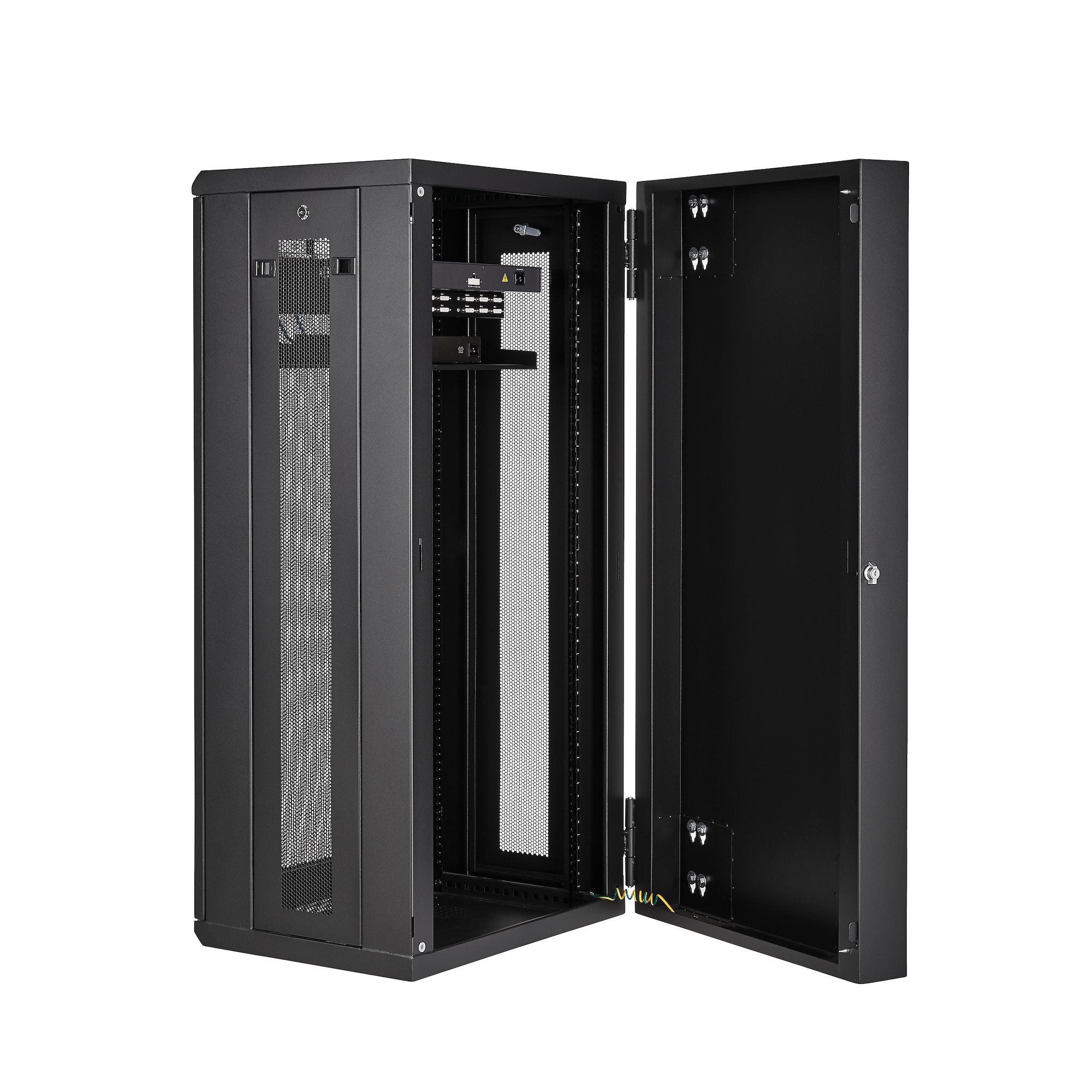 Startech.Com Armario Rack De Servidores Abisagrado De Pared 26u Con 20 Pulgadas De Profundidad