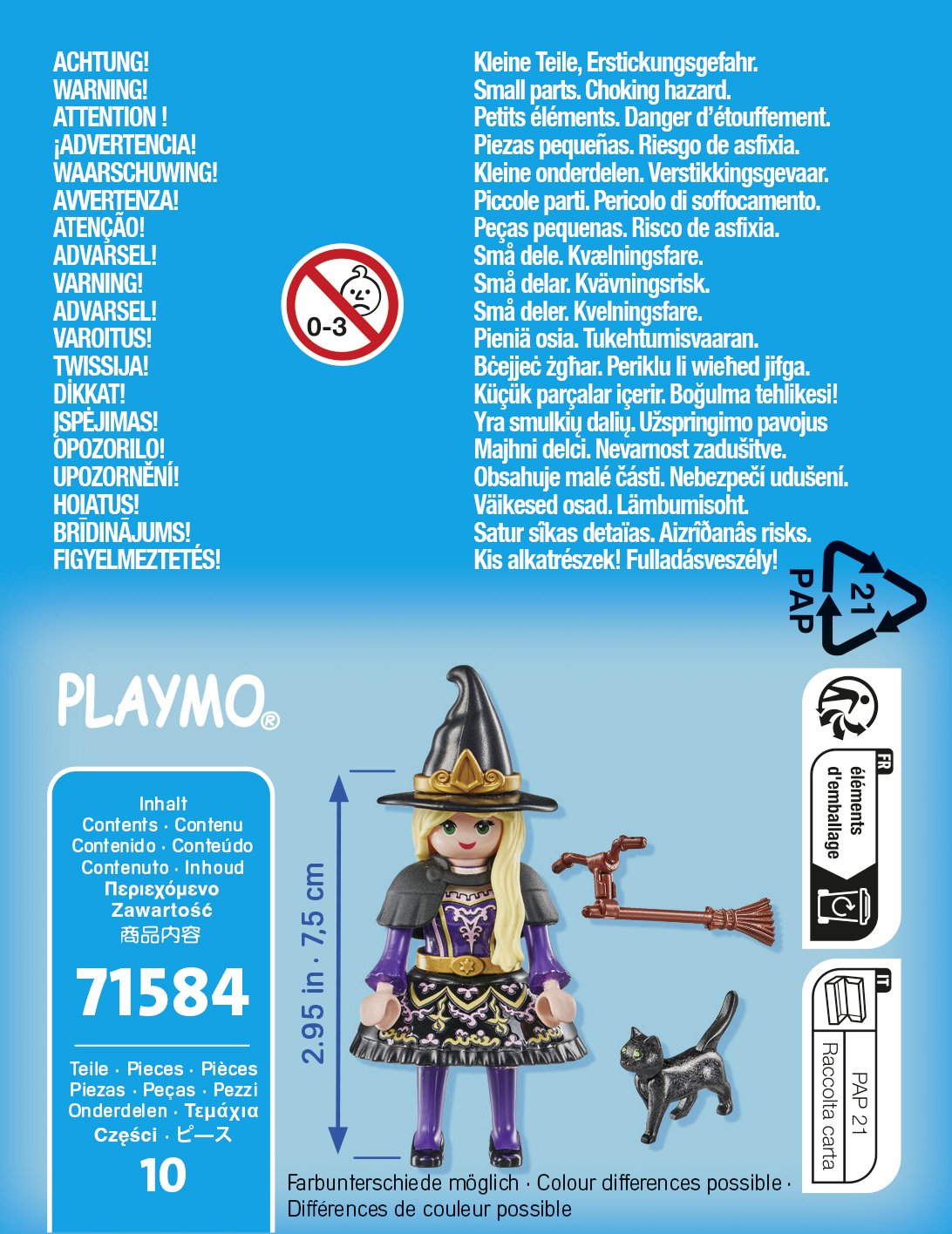 Playmobil Bruja Con Gato