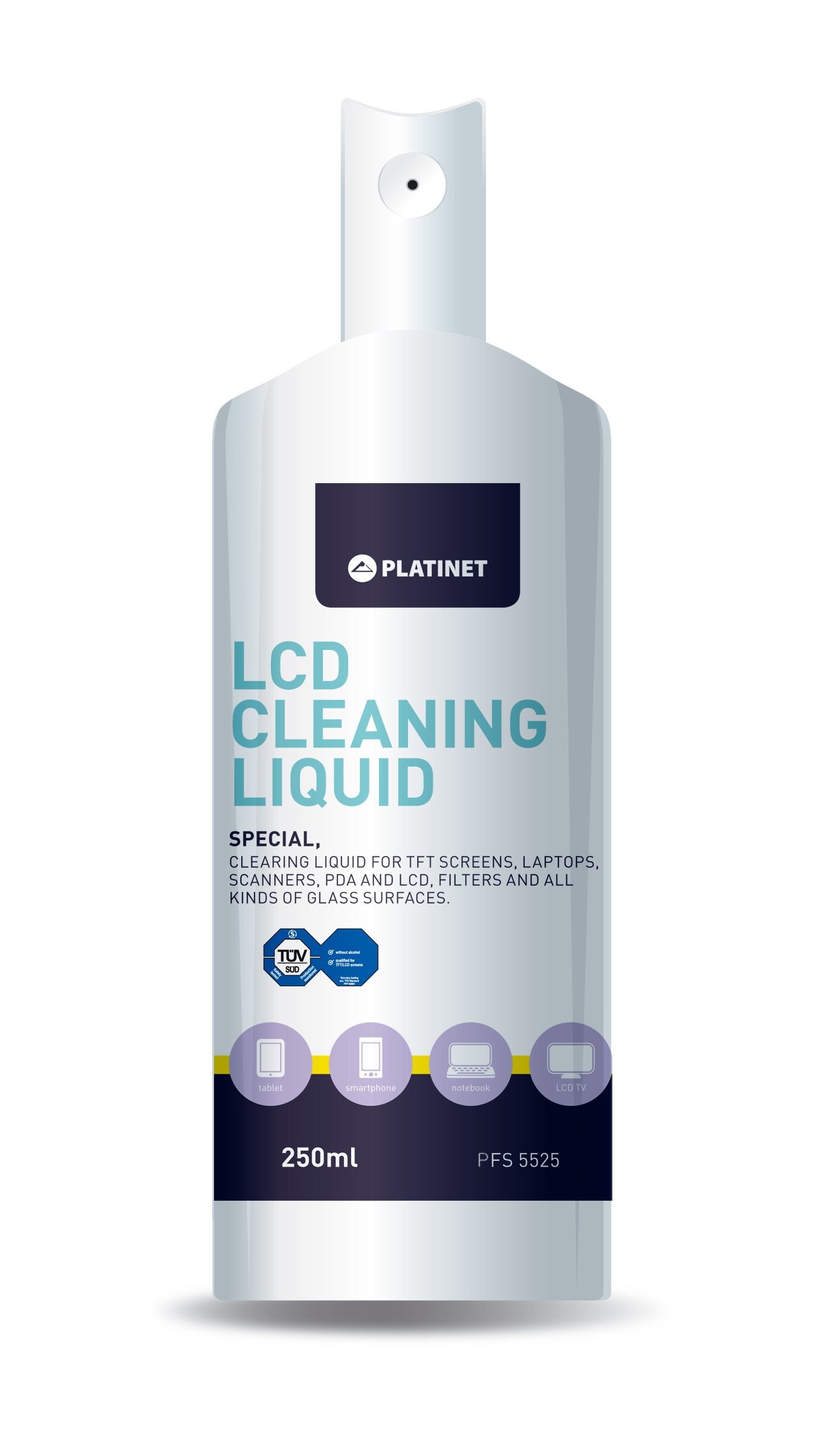 Platinet Liquido Limpiador Lcd 250ml
