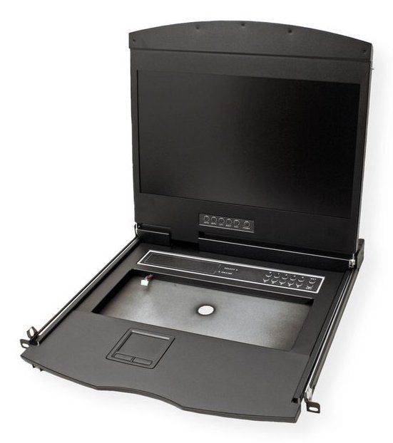 19-Zoll-Kvm-Konsole, 48 Cm (19") Tft (16:9), Vga, Usb, De-Layout