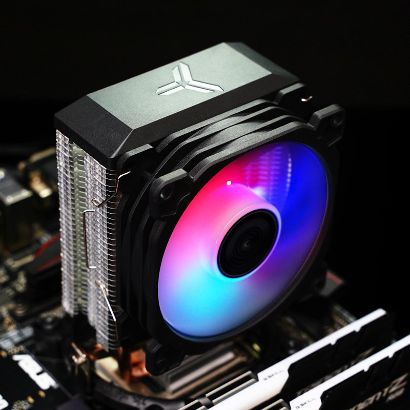 K Jonsbo Cr-1200e Cpu Disipador, Rgb - 92mm