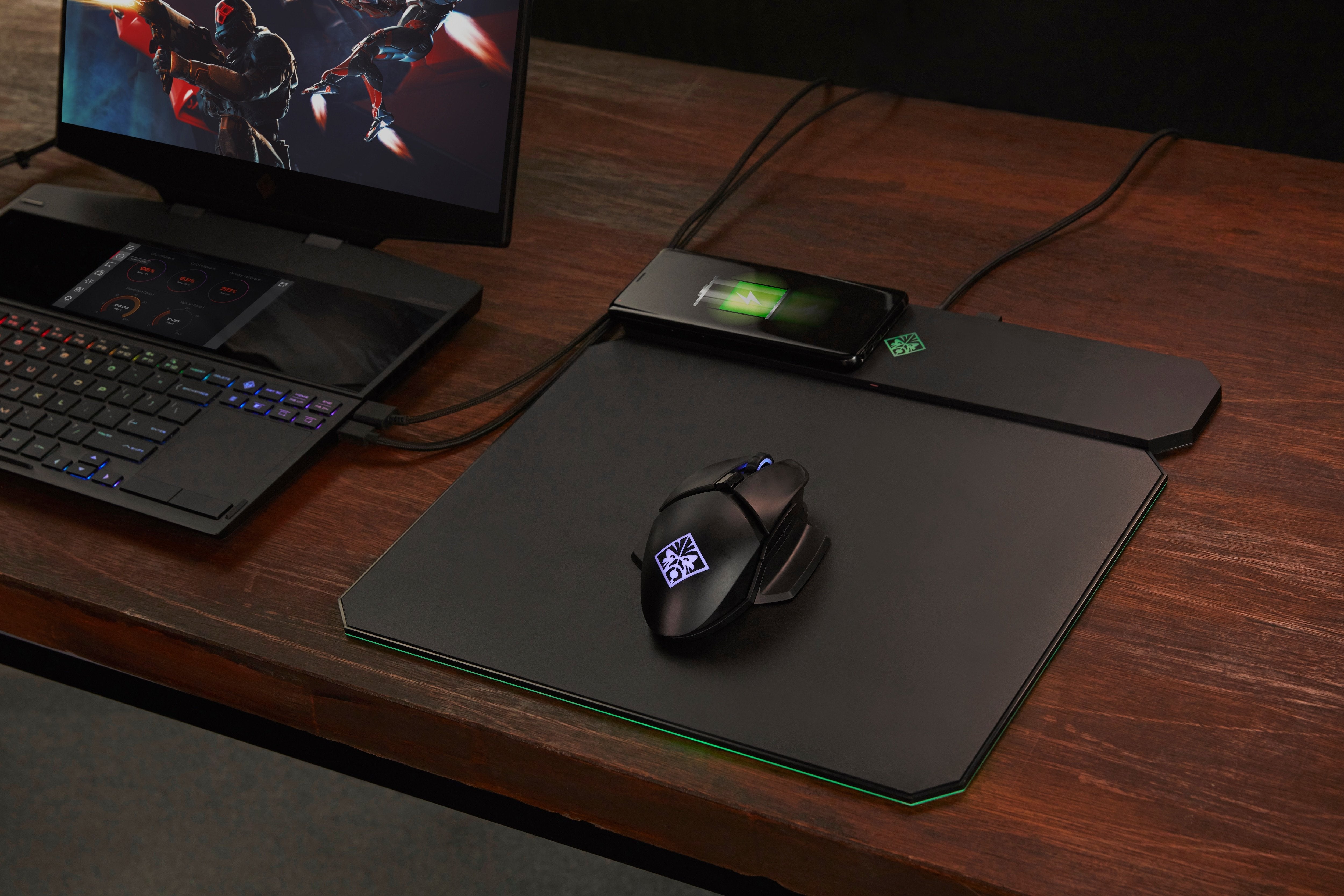 Hp Omen Photon Wireless Mouse Rechargeable Black/Red