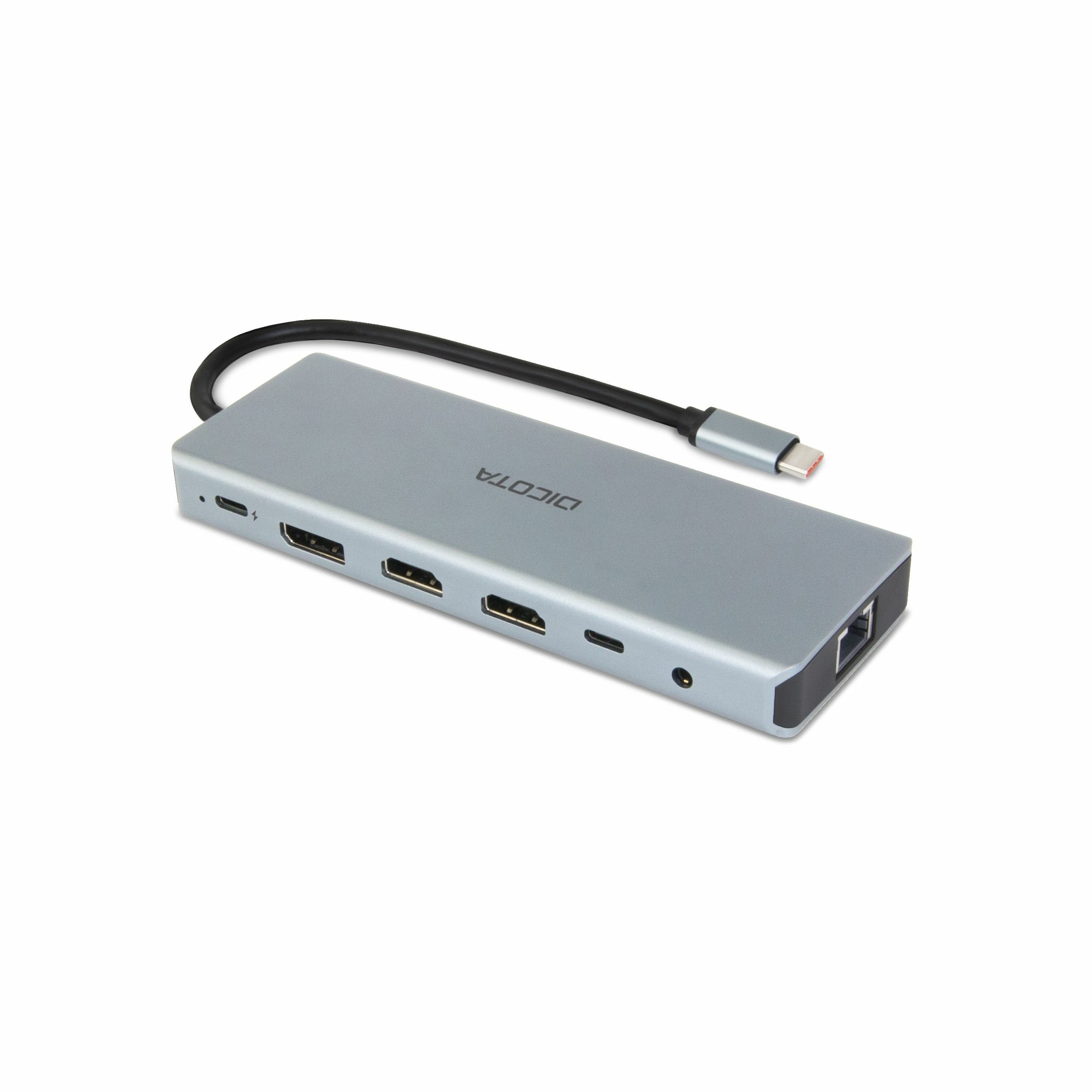 Dicota Usb-C 13-In-1 Docking Mation 4k Hdmi Dp Pd 100w
