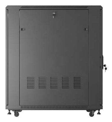 EAN 5901969447125 - Lanberg FF01-6022-12B armario rack 22U Rack o bastidor independiente Negro imagen 4