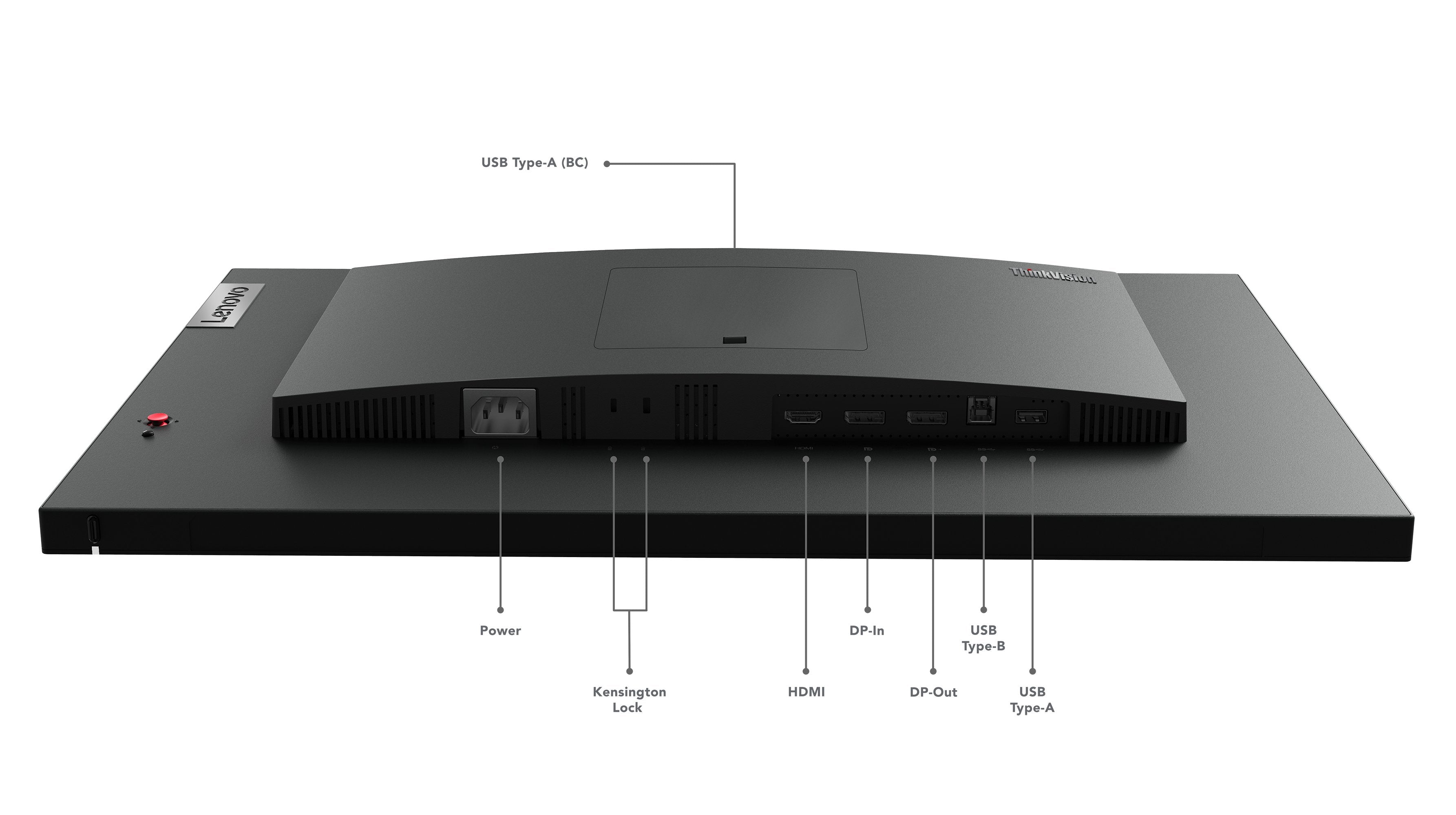 EAN 0196380977176 - Lenovo ThinkVision P24q-30 LED display 60,5 cm (23.8") 2560 x 1440 Pixeles Quad HD Negro imagen 11