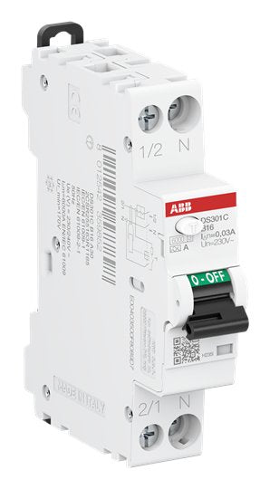 Abb 2csr255163r1165 Fi/Ls-Schalter 6ka, 1p+N, Typ A, B6, 30ma 1 Teilungseinheit