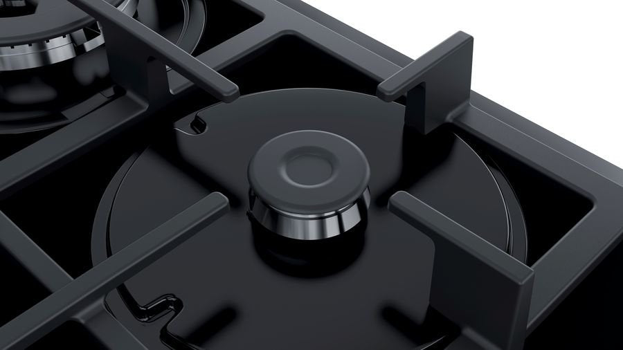 Placa De Gas Bosch Serie 4 Pnh6b6b90 Hobs Negro Integrado 60 Cm Encimera De Gas 4 Zona(S)