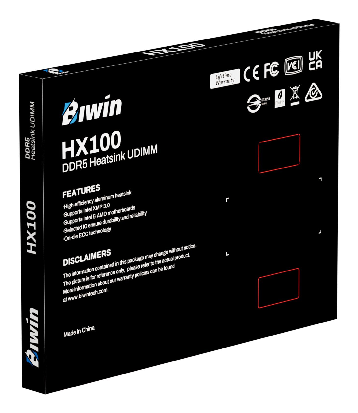 EAN 6955914622104 - Biwin HX100 módulo de memoria 32 GB 2 x 16 GB DDR5 6000 MT/s 288-pin DIMM imagen 14