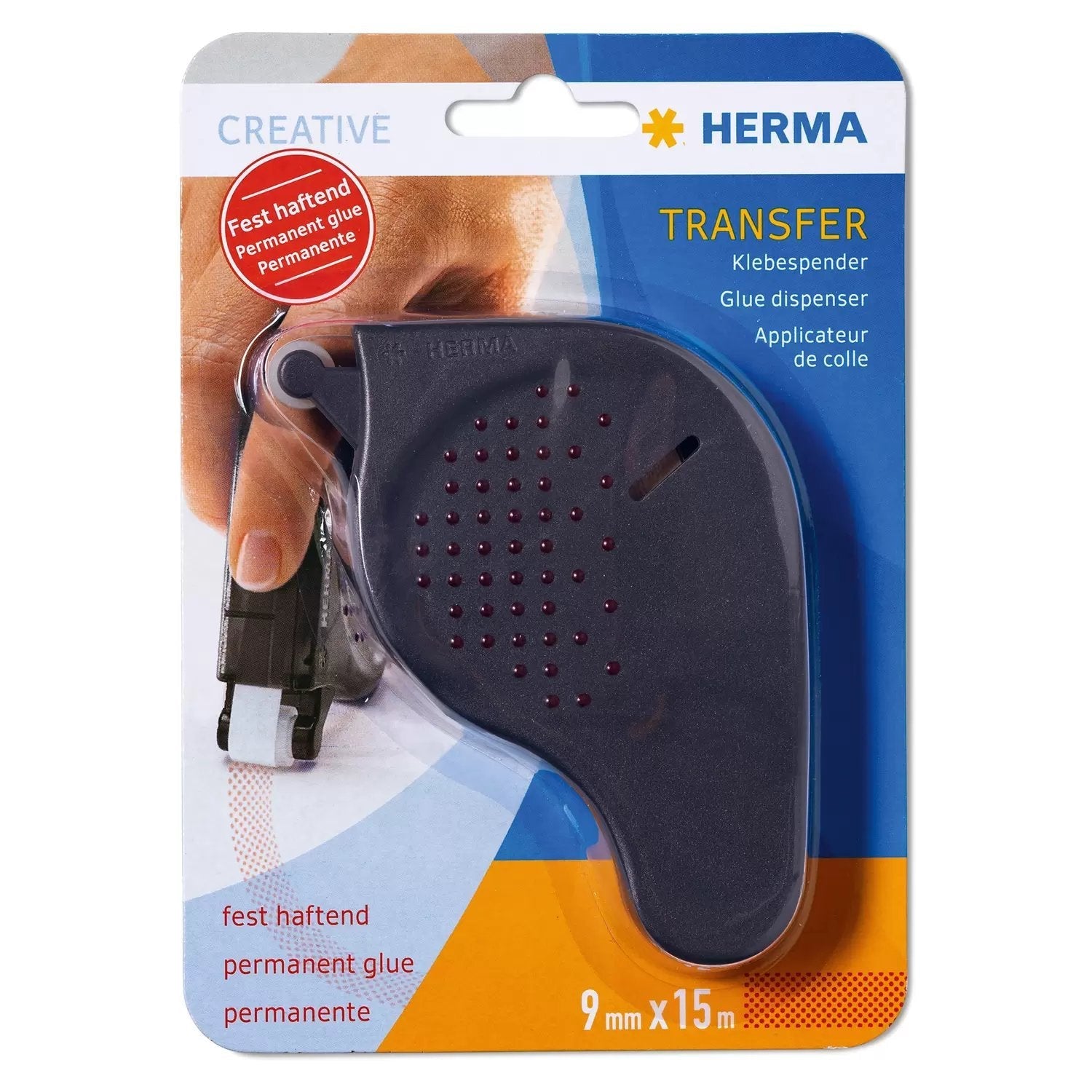 Herma Transfer Glue Dispenser Permanent, Anthracite    1014  Cinta