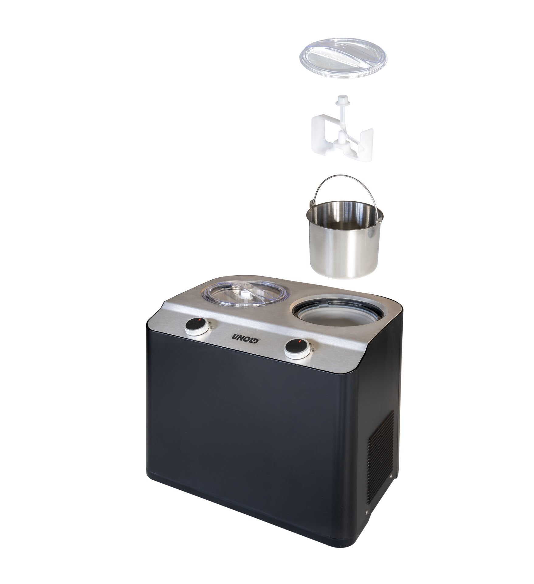 Unold 48835 Fabricador De Hielo Doppio 2,4 L