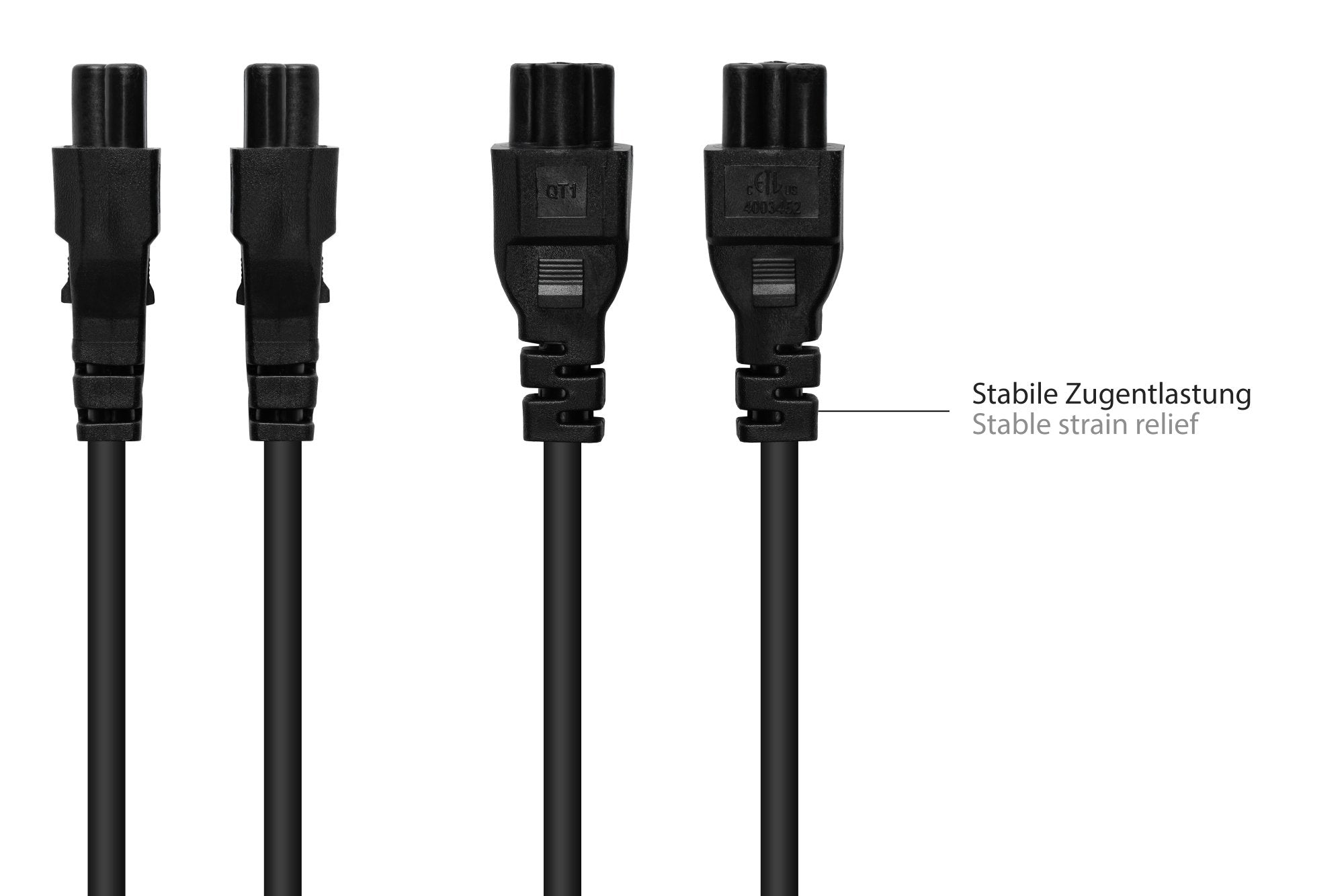 EAN 4014619554881 - Alcasa P1405-S050 cable de transmisión Negro 5 m C14 acoplador C5 acoplador imagen 4