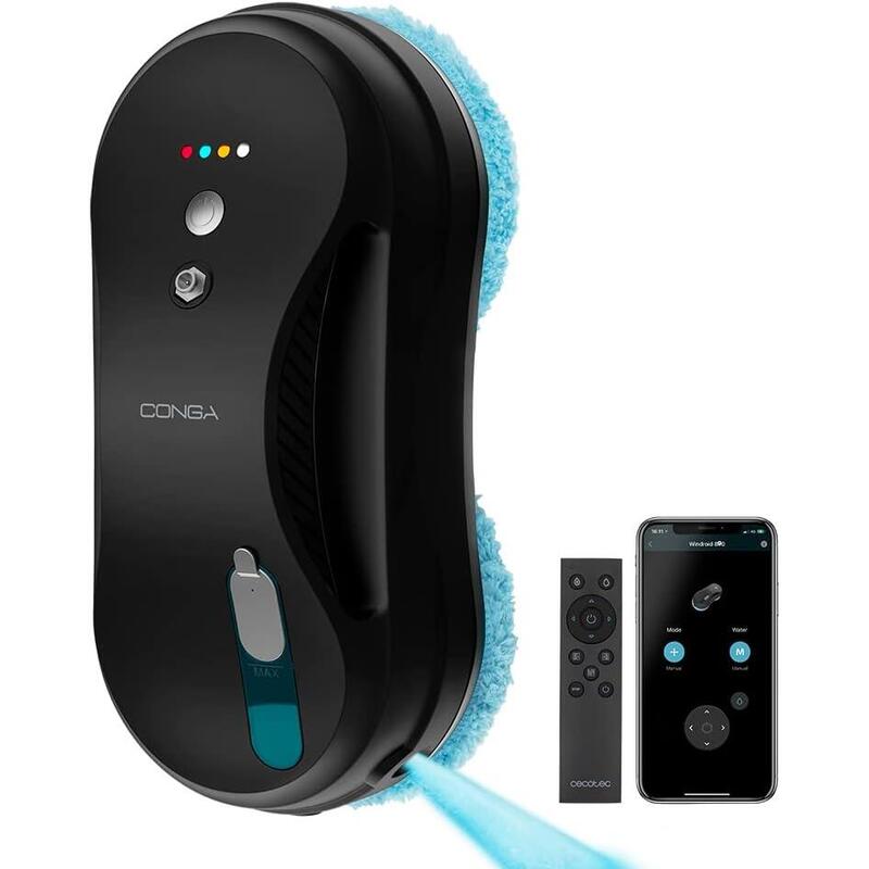 Cecotec Conga Windroid 890 Spraywater Smart Connected T Window Cleaning Robot