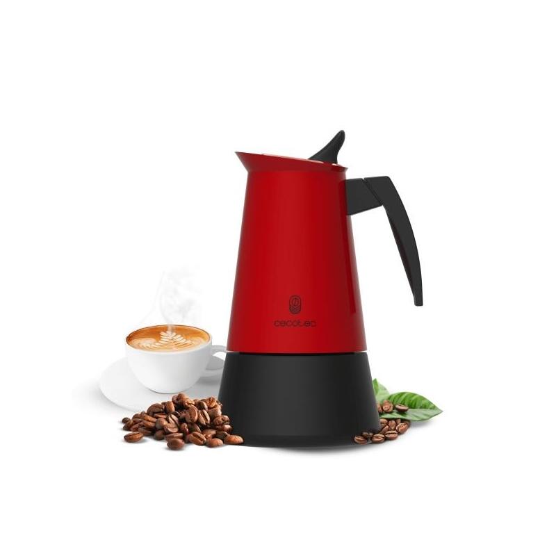 Cecotec Piccolina 200 Cafetera Italiana Para 2 Tazas - Acero Inoxidable - Apta Para Placas Electricas, Vitroceramicas Y