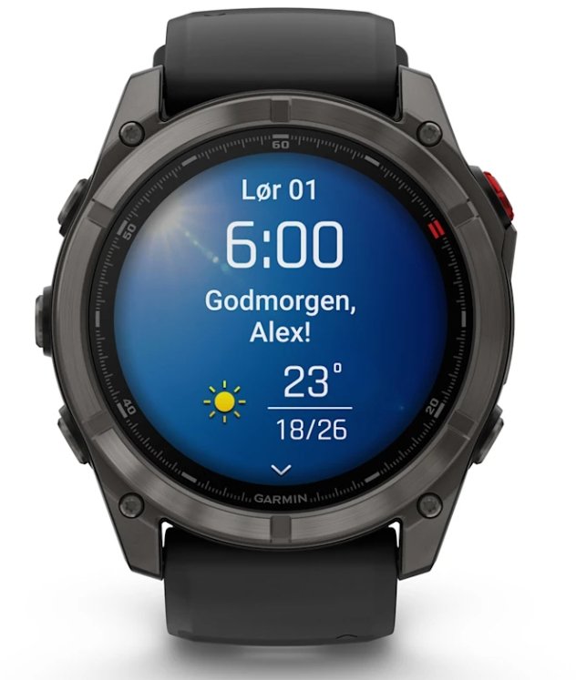 Garmin Fenix 8 Pro 3,56 Cm (1.4") Amoled 51 Mm Digital 454 X 454 Pixeles Pantalla Táctil Negro, Gris, Titanio Wifi Gps (Satélite)
