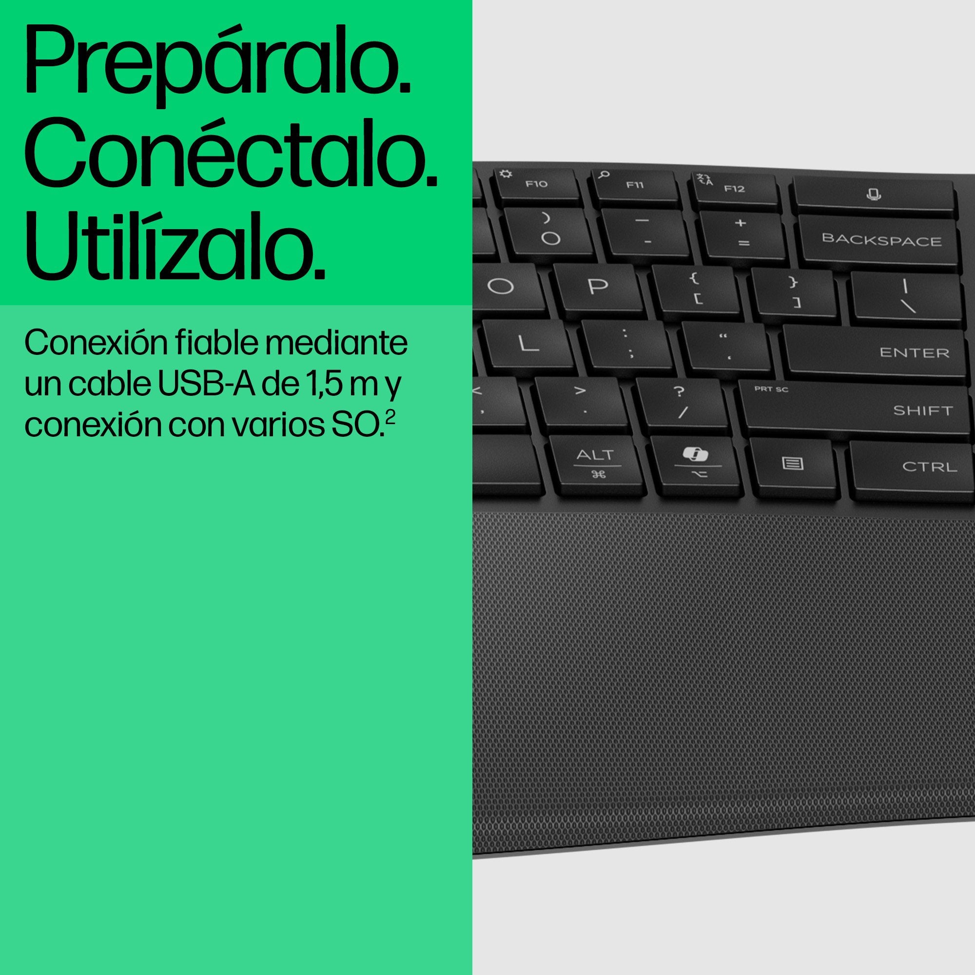 EAN 197498232430 - HP 480 Comfort Wired Keyboard teclado Hogar USB Negro imagen 5