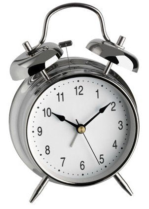 Tfa-Dostmann 98.1043 Despertador Plata, Blanco