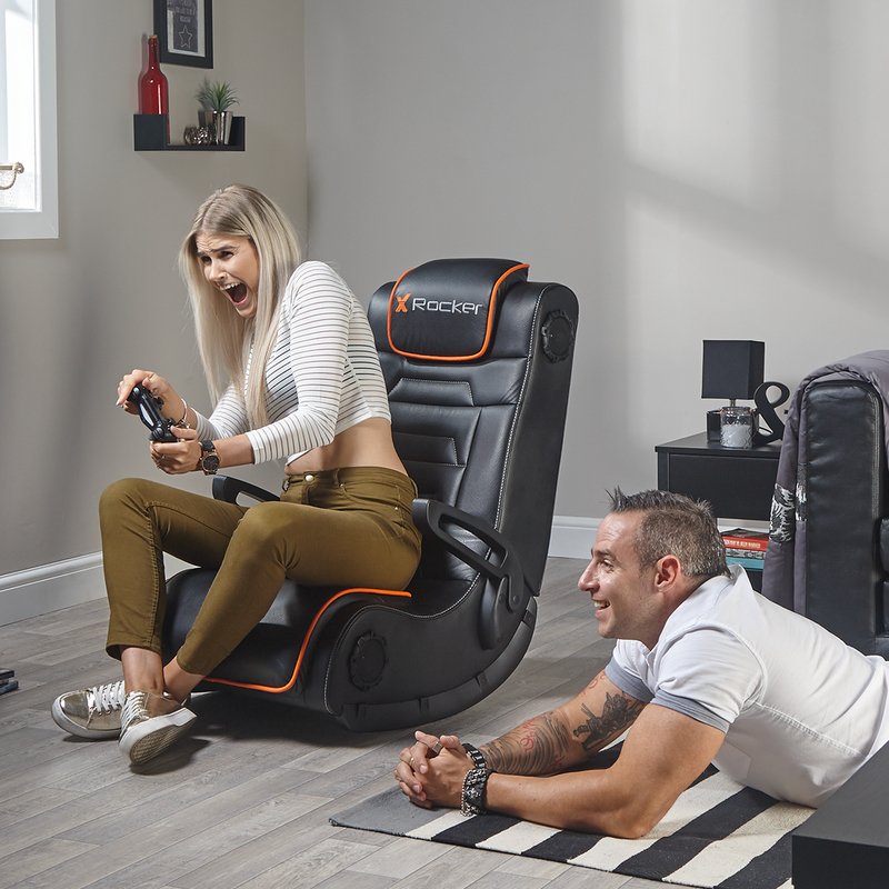 EAN 94338511338 - X Rocker Sentinel Silla gaming Asiento acolchado tapizado Negro, Naranja imagen 8