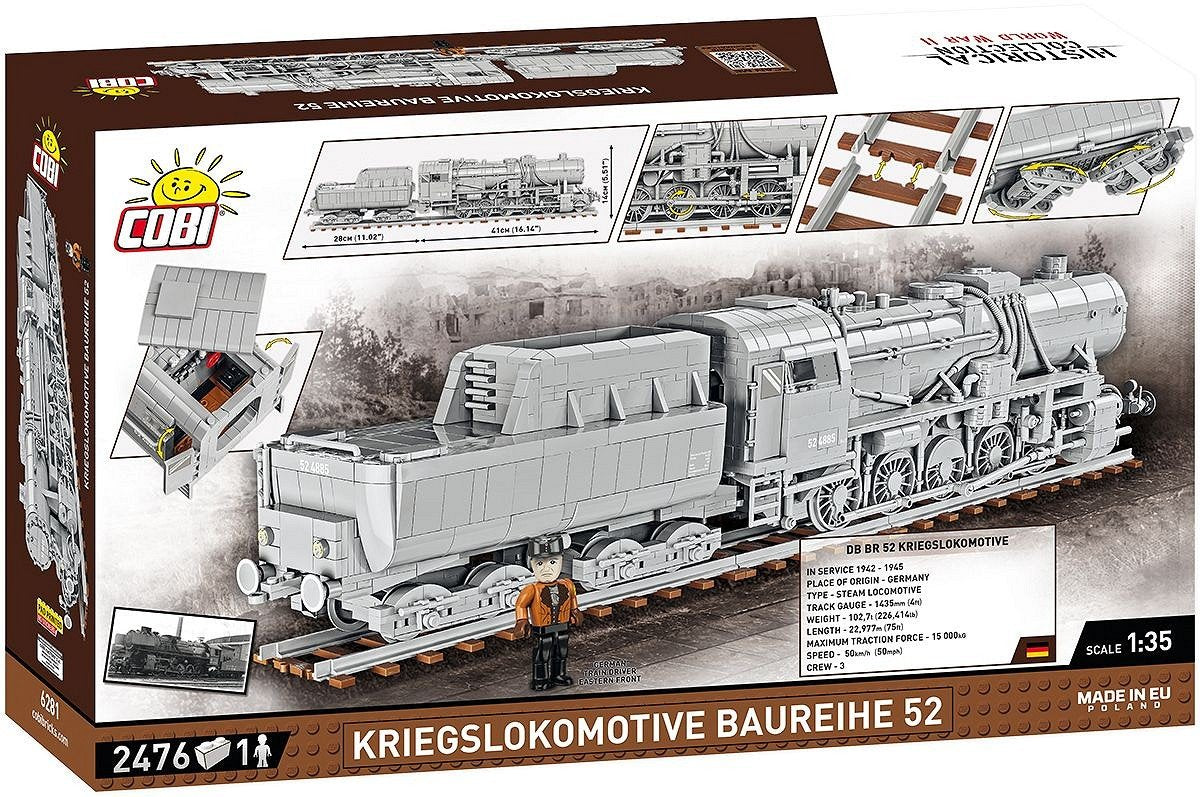 Juguete De Construcción Locomotora De Guerra Cobi Serie 52,  Escala 1:35 Cobi-6281