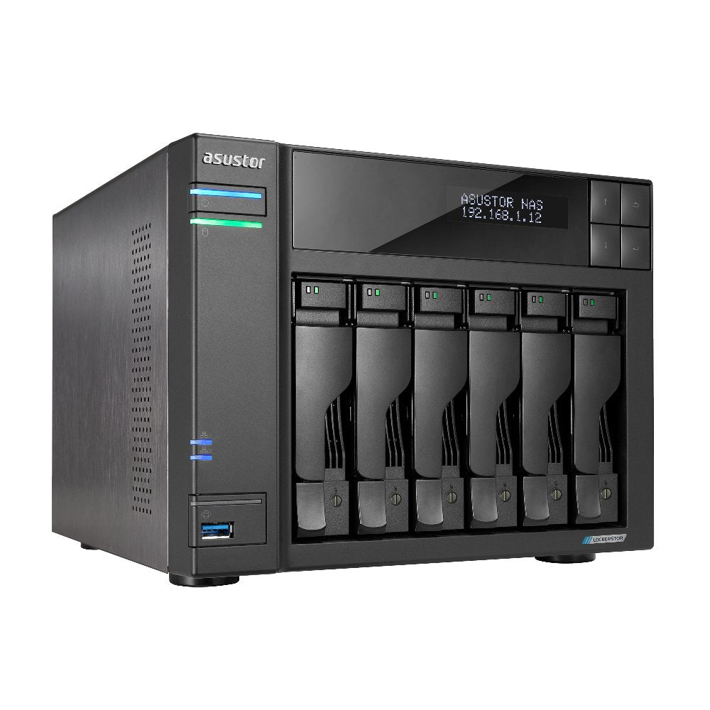 EAN 4710474831753 - Asustor LOCKERSTOR 6 Gen2 NAS Escritorio Intel® Celeron® N5105 8 GB DDR4 Unidad de disco duro ADM Negro imagen 2