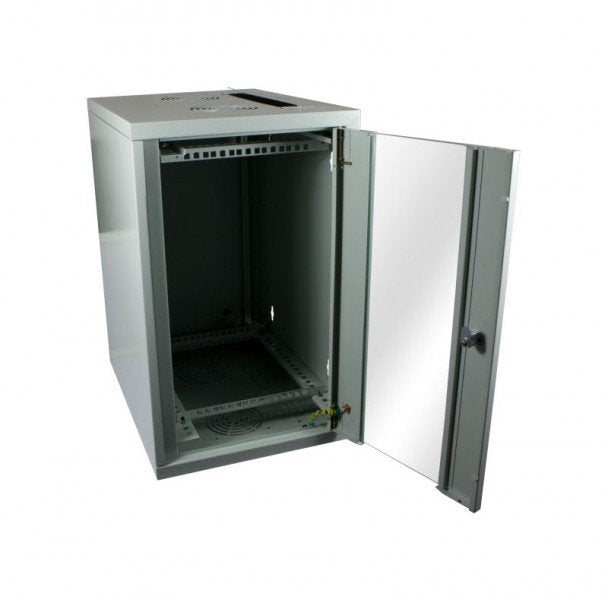 Allnet 19\"Wandgehäuse, 5he, Vertikal, T370 Lichtgris, Smh-Serie,
