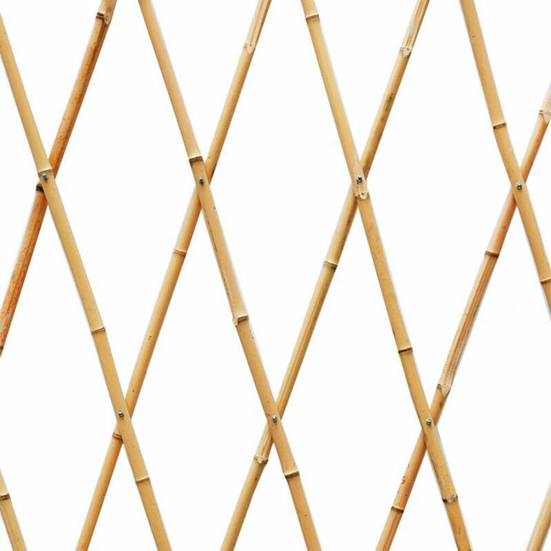 Celosía De Bambú Extensible, 60 X 240 Cm