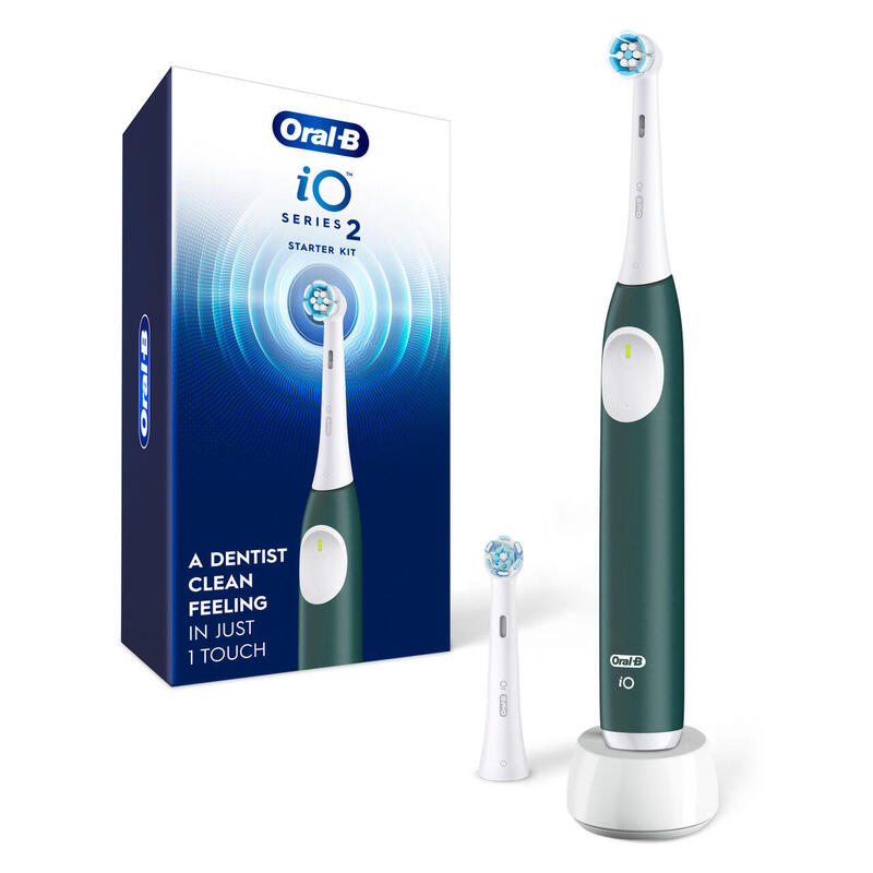 Cepillo De Dientes Eléctrico Oral-B Io2 Con Sensor De Presión, Verde Bosque