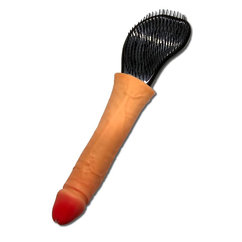 Cepillo Para El Pelo Con Forma De Pene