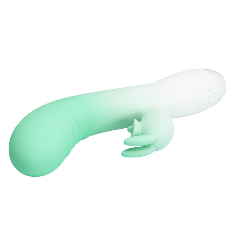 Pretty Love - Cerberus Vibrador Rabbit 3o Vibraciones Verde