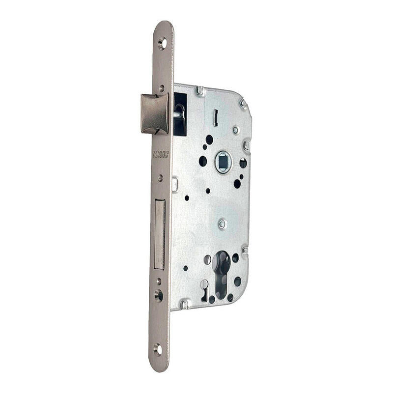 Cerradura Embutir C/R Cre05 50/70 Mm Níquel Satinado
