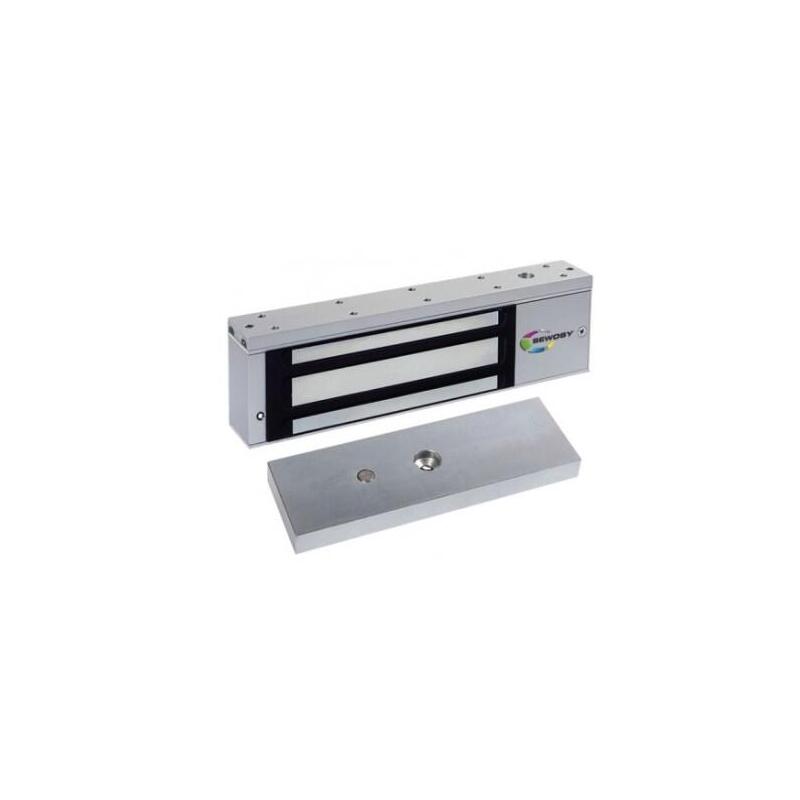 Cerradura Magnética O Electroimán Puertas 500kg 12/24v Dc Led Ip42