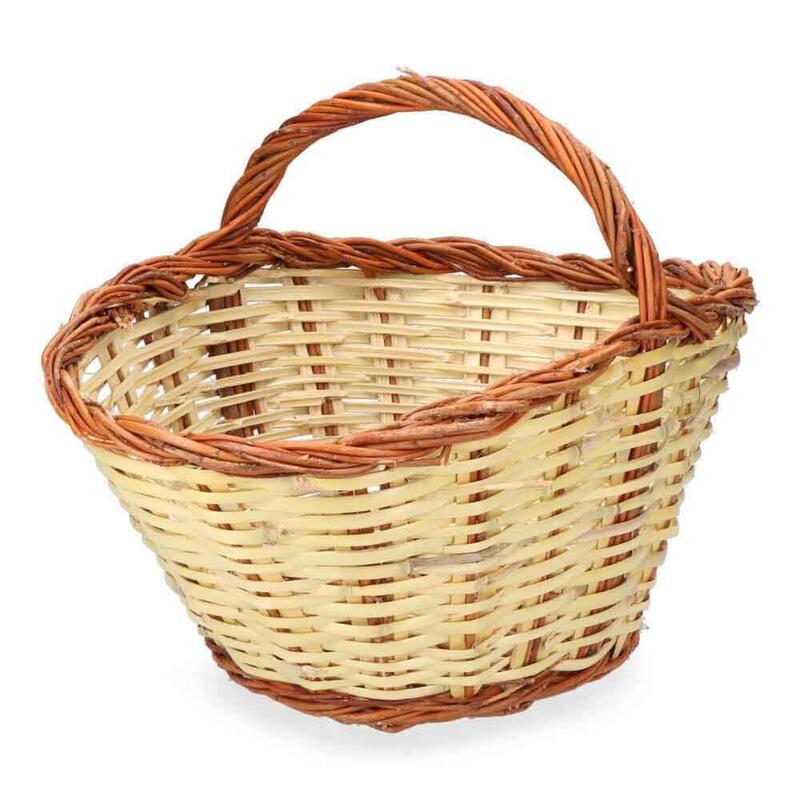 Cesta Caña 44x31x22cm Altura Con Asa 34cm Edm