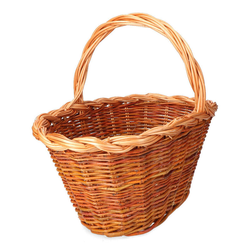Cesta Mimbre 37x25x20cm Altura Con Asa 34cm