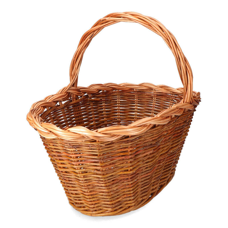 Cesta Mimbre 45x30x23cm Altura Con Asa 39cm