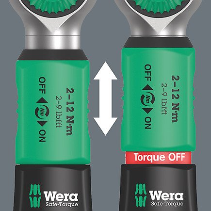 Llave Dinamométrica Wera Safe-Torque A1 Set 1, 10 Piezas