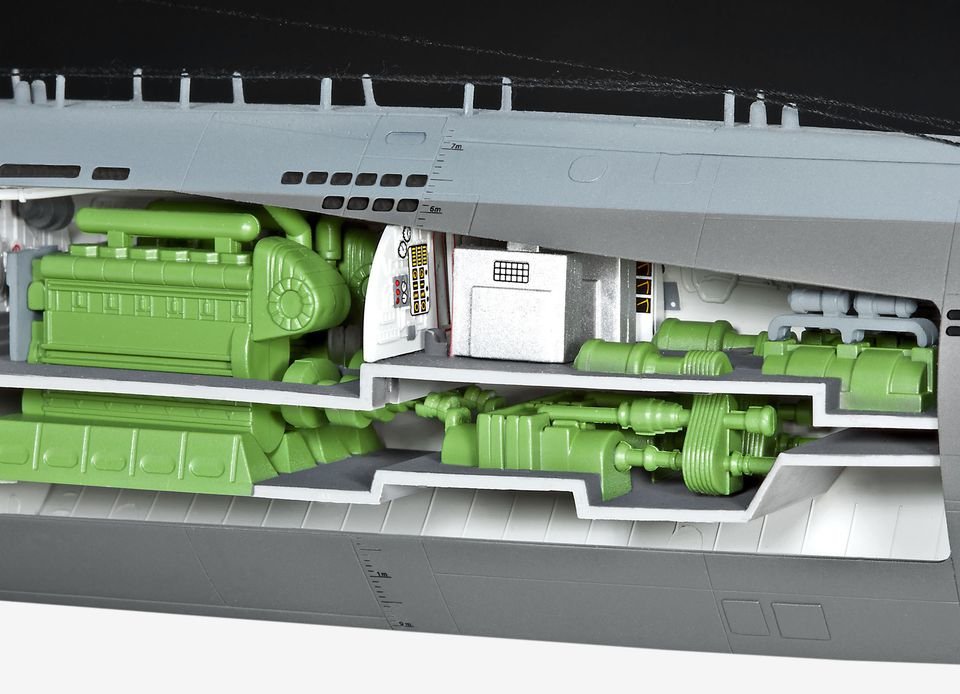 EAN 4009803050782 - Revell U-Boot Typ XXI U 2540 &Interieur Maqueta de submarino Kit de montaje 1:144 imagen 3
