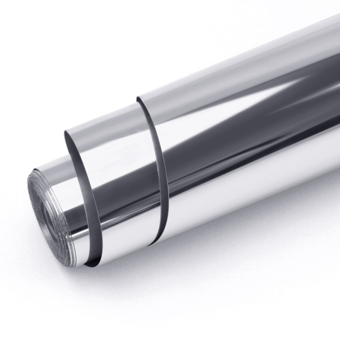 Loklik Permanent Adhesive Vinyl Mirror Metallic - Silver