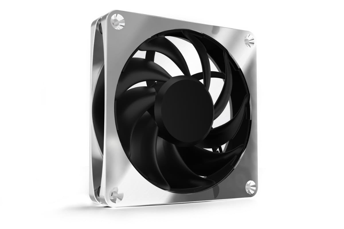 Ventilador  Alphacool Apex Stealth Metal 120mm Lüfter 2000rpm Cromado