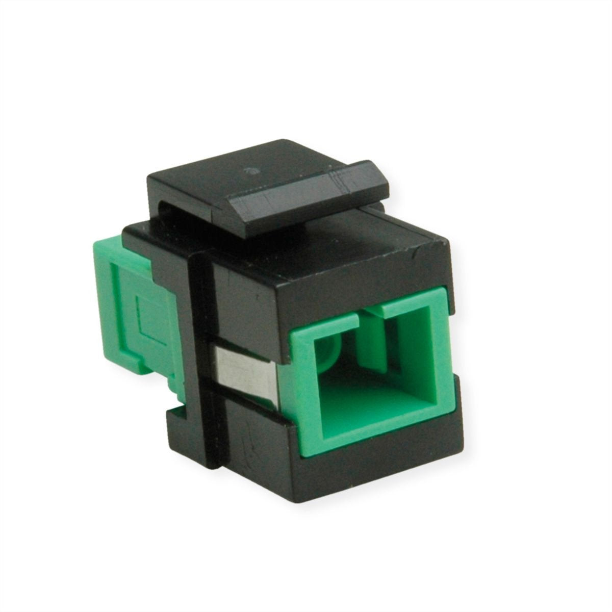 Roline Keystone Lwl-Adapter Sc Sc Simplex, Single Mode, Os2, Apc