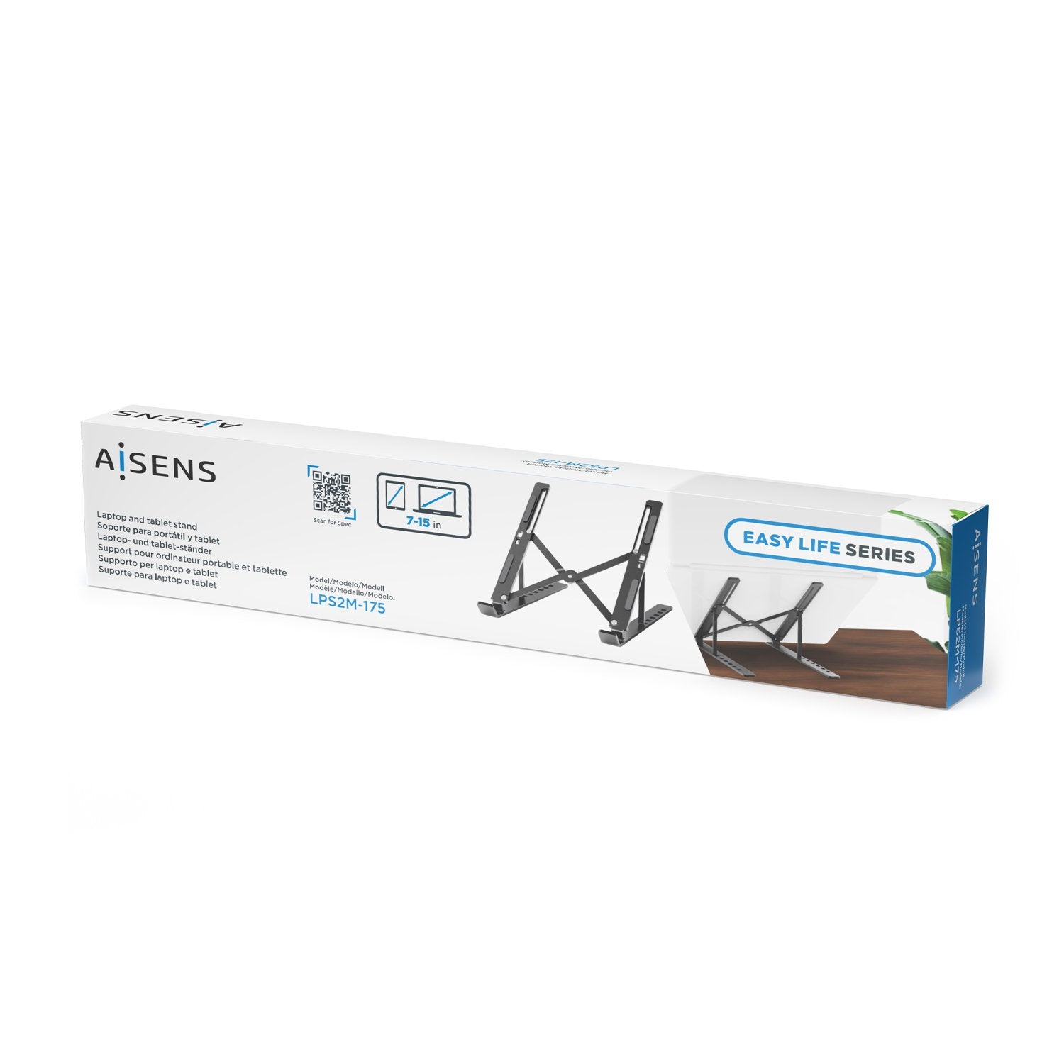 EAN 8436574708790 - AISENS LPS2M-175 soporte para ordenador portátil Soporte para ordenador portátil y tableta 38,1 cm (15") imagen 4