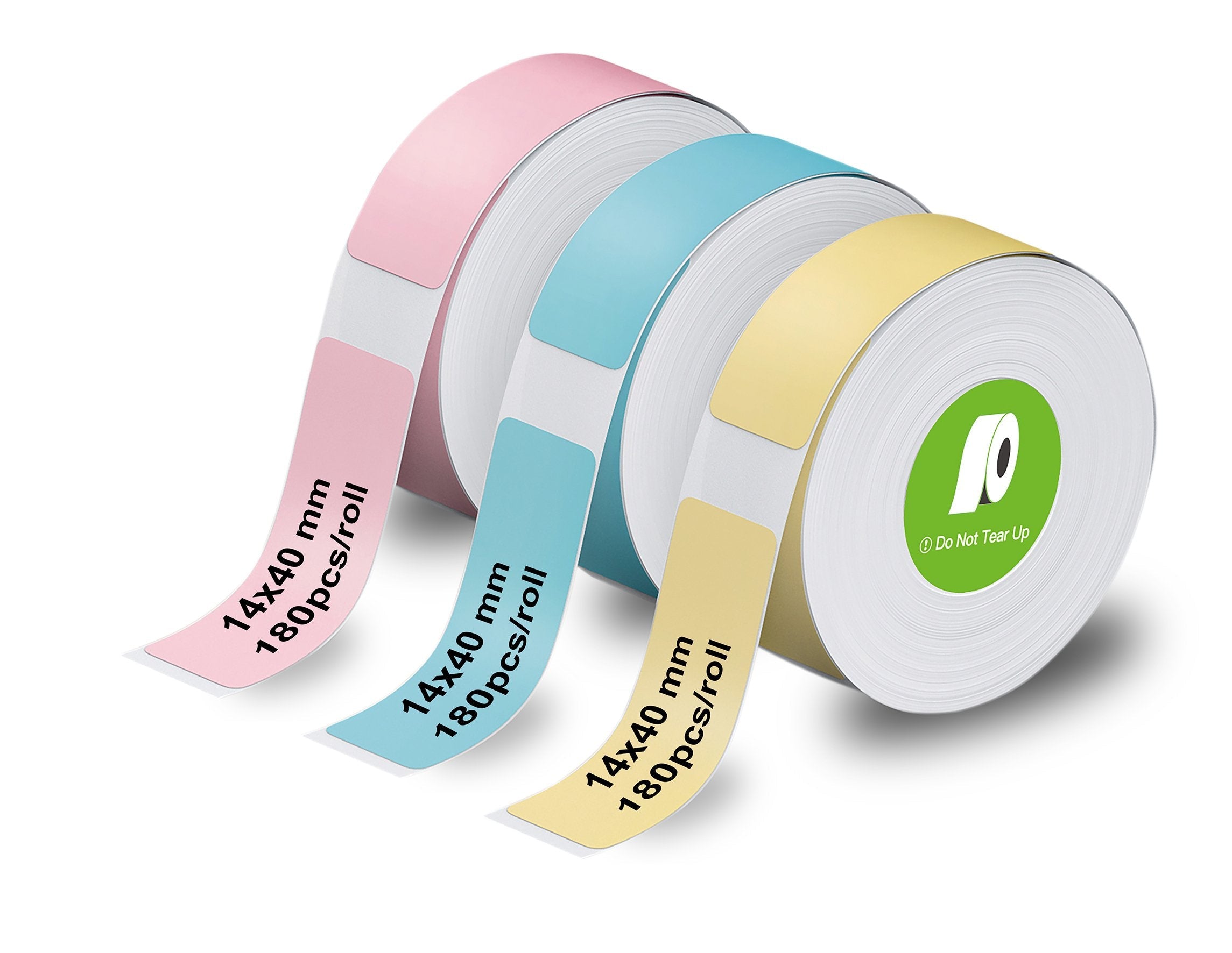 Olympia Endlos Etikettenrolle Para P22 Mix Rosa, Azul, Amarillo