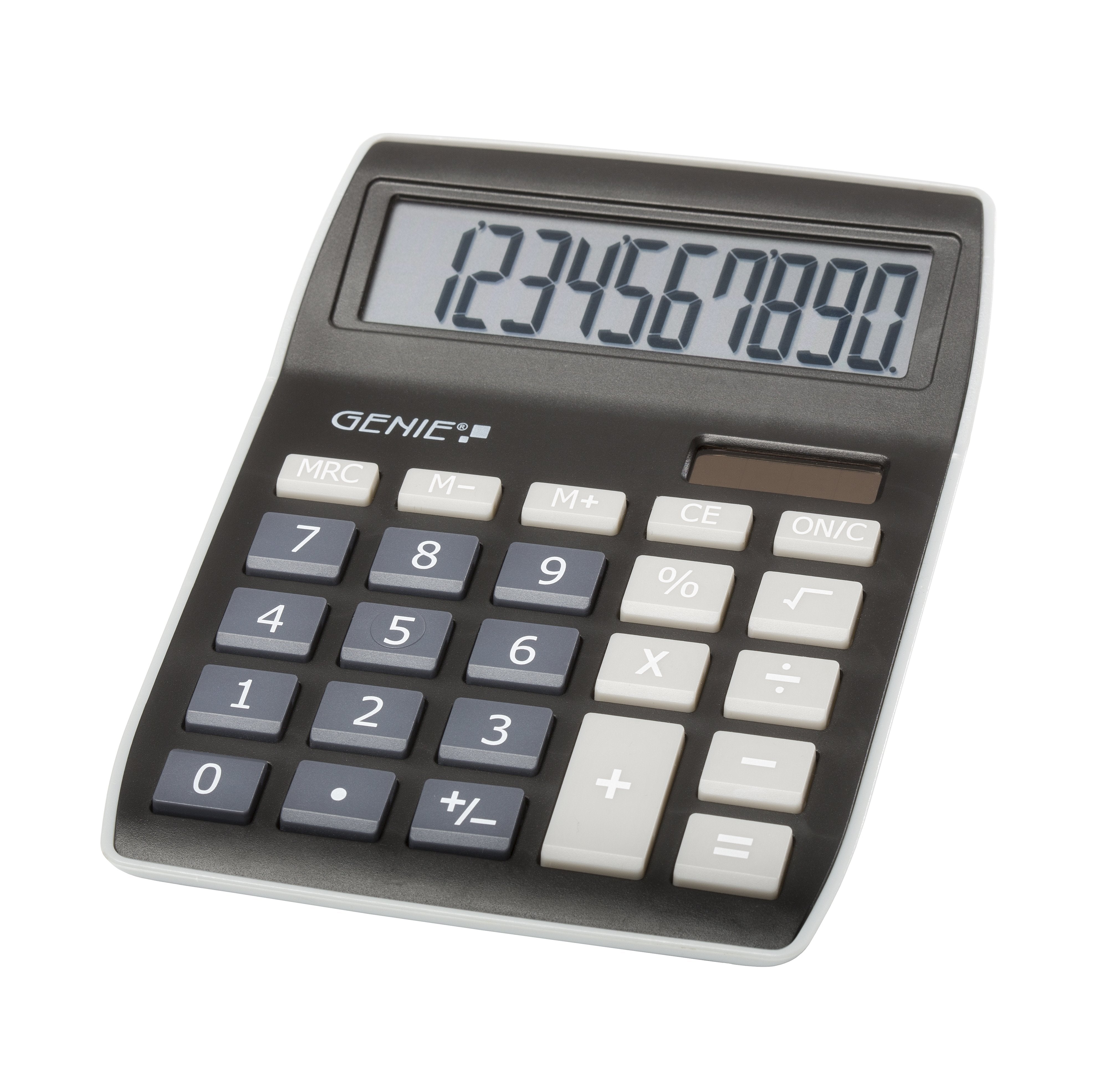 Calculadora De Sobremesa Genie 840negro Negra 10 Dígitos