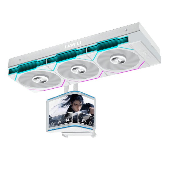 K Lian Li Hydroshift Ii Oled Curved 360p28 Blanco Aio-Refrigeración Líquida