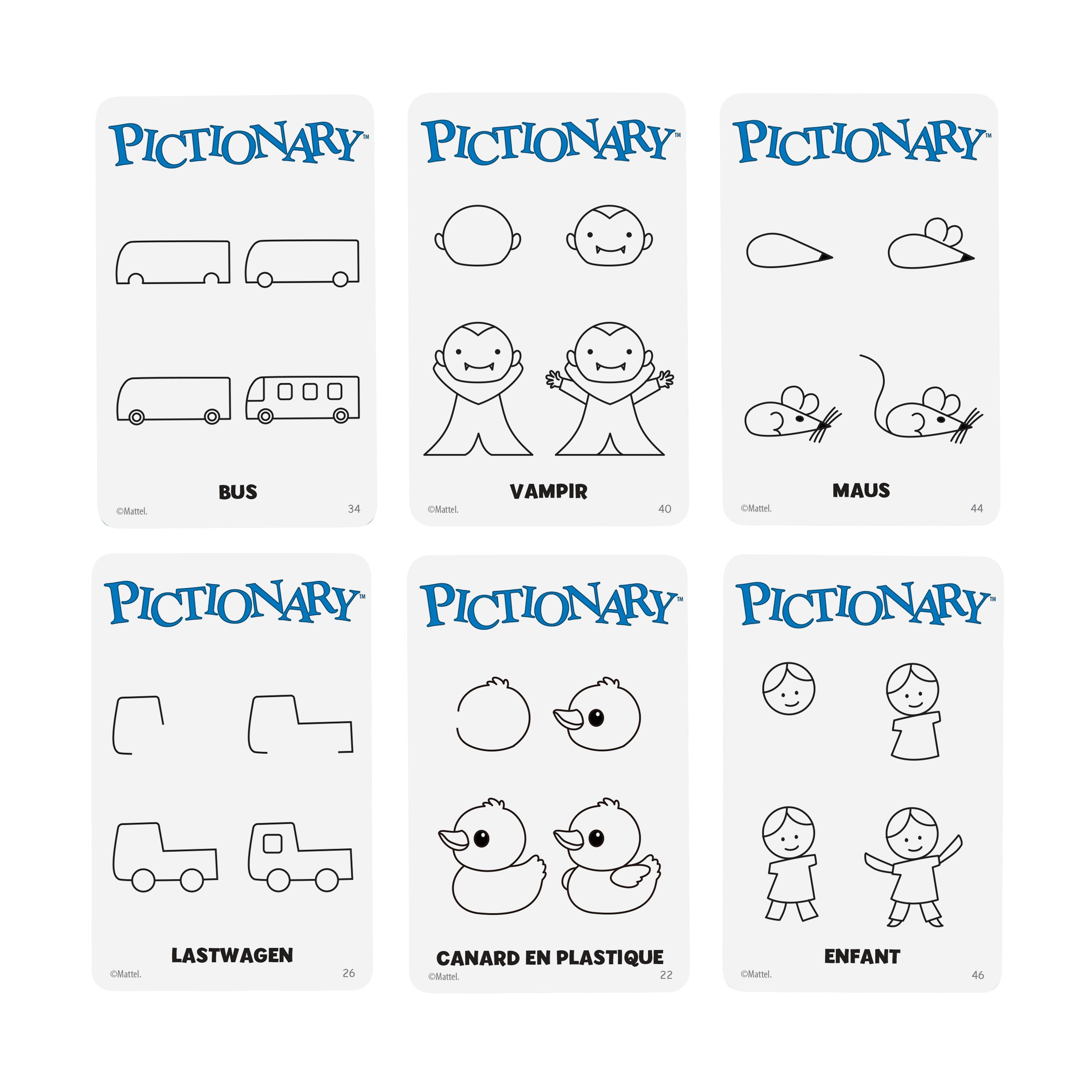 EAN 0194735290932 - Games Pictionary 30 min Juego de mesa Dibujo imagen 4