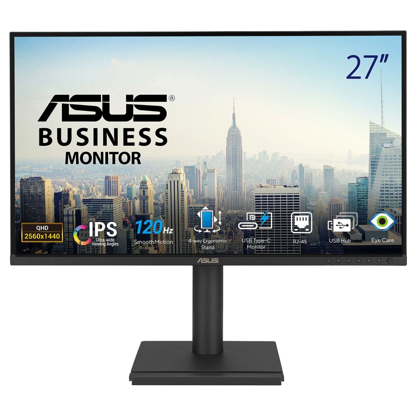 EAN 4711387974254 - ASUS BE27ACGN pantalla para PC 68,6 cm (27") 2560 x 1440 Pixeles Quad HD LCD Negro imagen 1