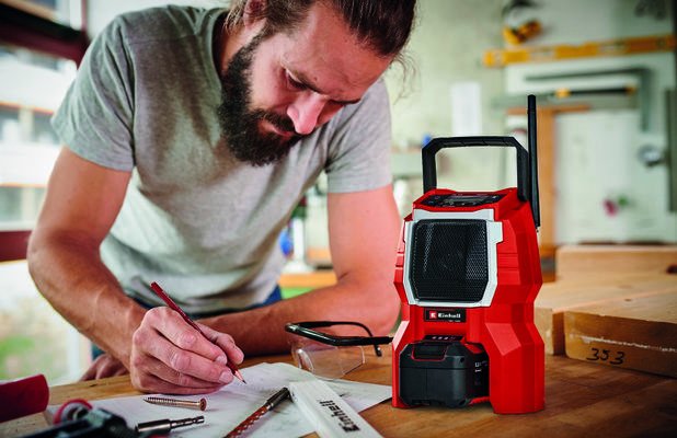 Radio De Obra    Einhell  Tc-Ra 18 Li Bt - Solo